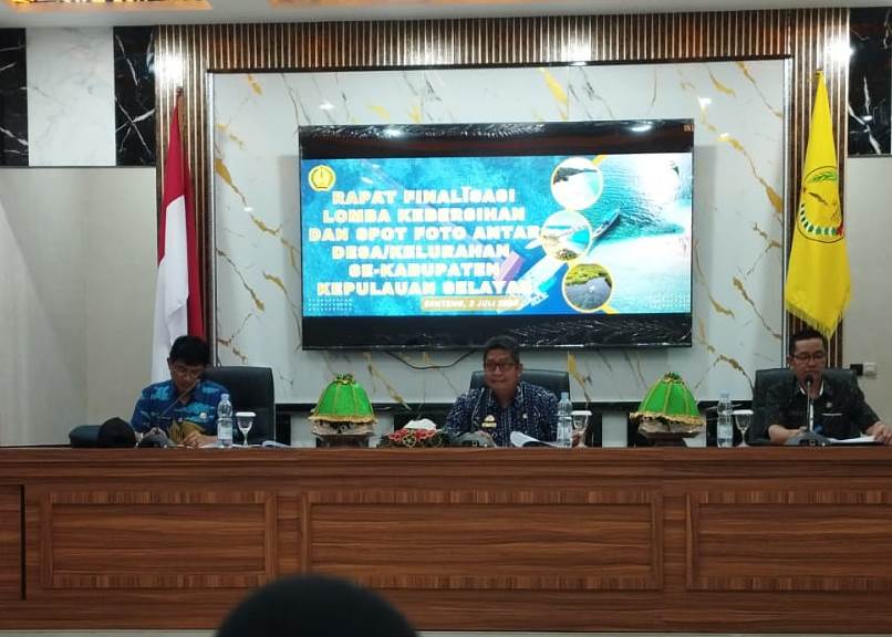 Rapat persiapan Lomba Spot Foto dan Kebersihan antar Desa dan Kelurahan. Kamis (2/7/2026) di Ruang Rapat Pimpinan Kantor Bupati Kepulauan Selayar. (Foto: Istimewa)