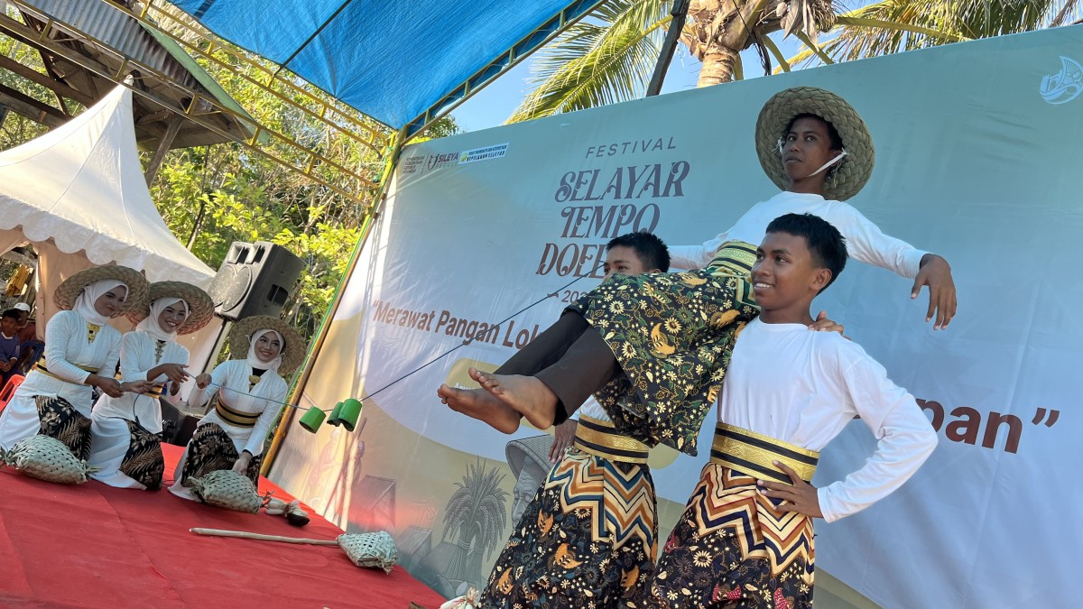 Tari Appapotok Batara ri Bungaiya pada Festival Selayar Tempo Doeloe di Dusun Tajuia, 22-23 Agustus 2026. (Foto: Istimewa)