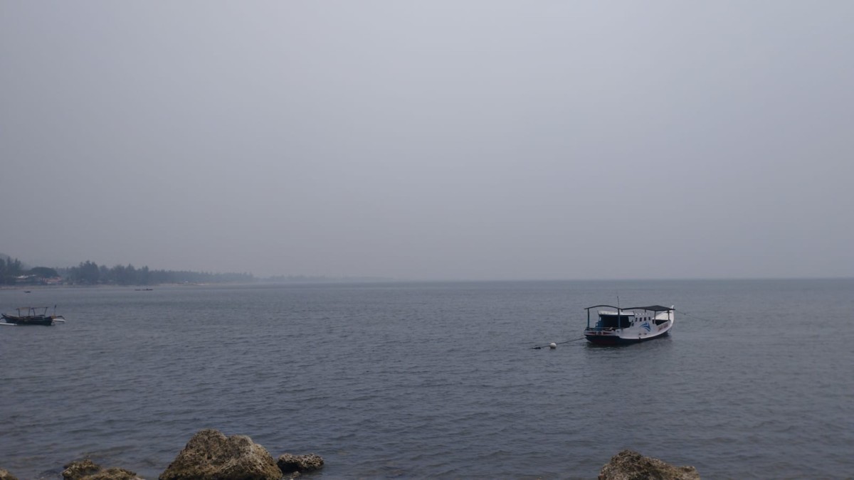 Salah satu lokasi di Kepulauan Selayar dengan kabut yang menghalangi pemandangan pada jarak tertentu. (Foto: Istimewa)